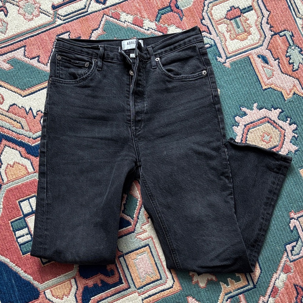 Agolde Riley Cropped Jeans. Sz 27